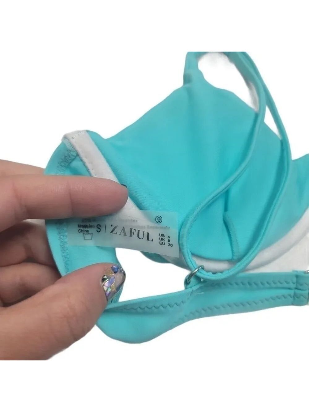 Zaful Padded Bikini Top - Picture 3 of 3